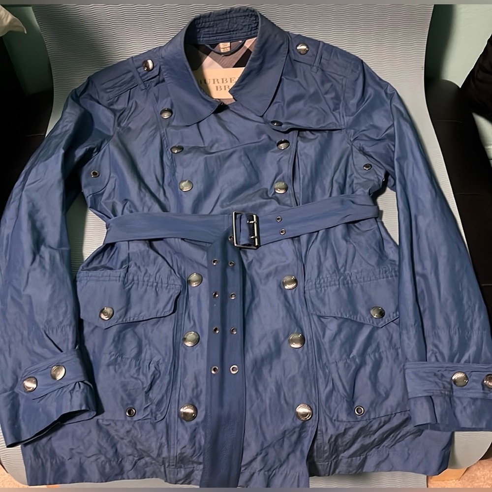 Burberry Brit rain coat, almost new, size US 10